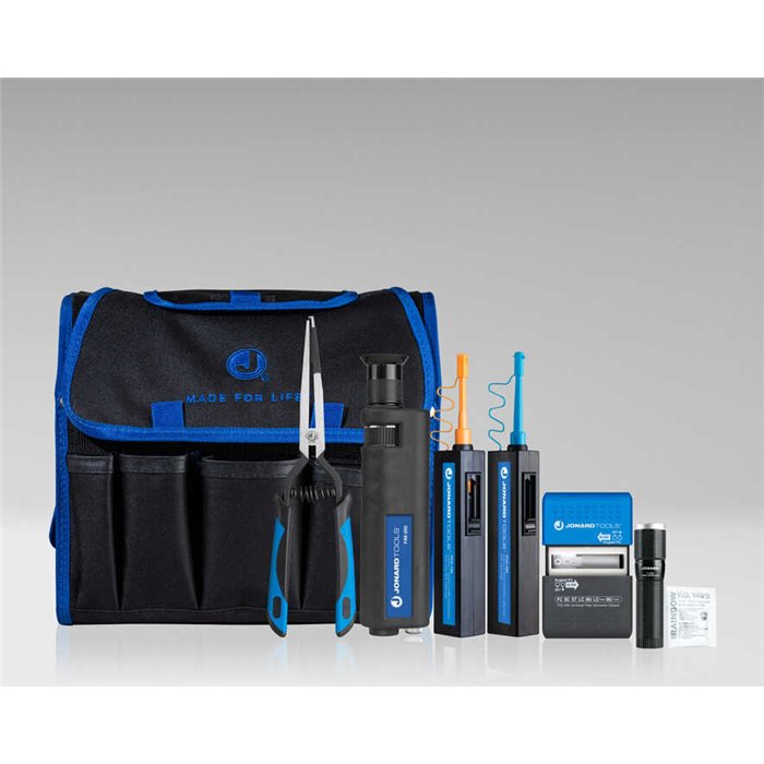Jonard TK-188 Fiber Optic Connector Cleaning and Inspection Kit