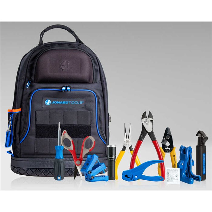 Jonard TK-121B Backpack Fiber Prep Kit+ 