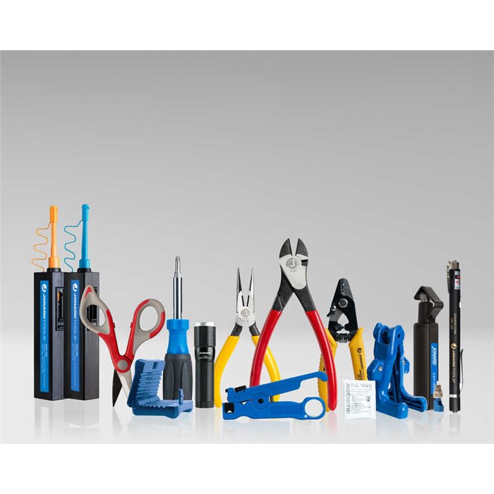 TK-160 Fiber Prep Kit with Connector Cleaners, Visual Fault Locator Tool Kits
