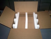 Double wall corrugated shipping box for measurement equipment